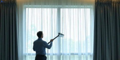 Commercial curtain steam cleaning service warrenheip-vic hotels offices